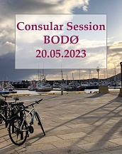 The Russian Consulate General in Kirkenes holds consular session in Bodø on May, 20, 2023.